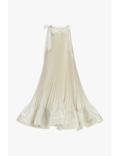 Robe courte plissée avec détail nœud Dixie 2