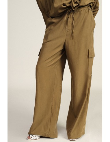 Pantalon palazzo Dixie avec larges poches latérales