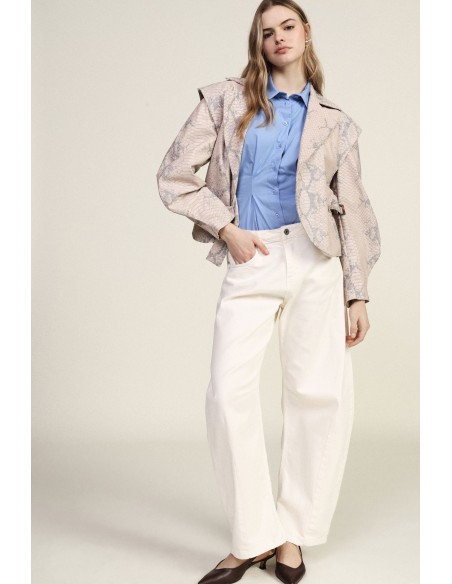 Pantalon Ampi cinq poches taille haute Dixie