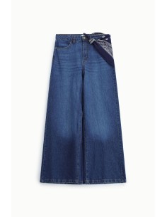 Jean large à la taille avec ceinture Dixie 2