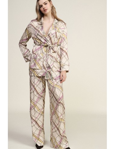 Pantalon palazzo fantaisie à jambes larges Dixie