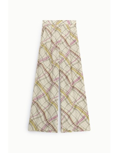 Pantalon palazzo fantaisie à jambes larges Dixie