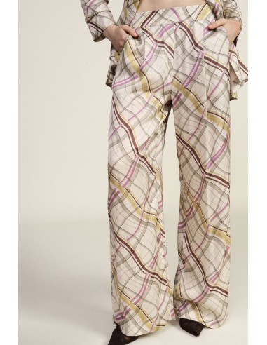 Pantalon palazzo fantaisie à jambes larges Dixie