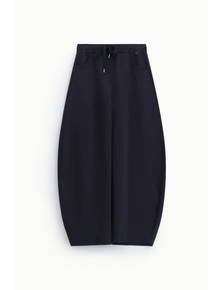 Pantalon palazzo coupe ample avec poches et cordon de serrage Dixie