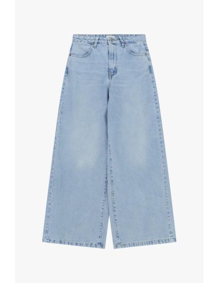 Jean cinq poches à jambes larges et taille normale Dixie