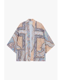 Veste-chemise à motif paisley, manches amples, Dixie
