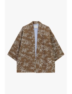 Veste-chemise oversize à motif avec poches frontales Dixie 2