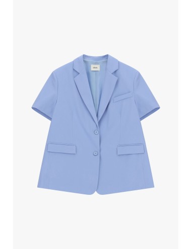 Blazer à manches courtes avec poches passepoilées Dixie