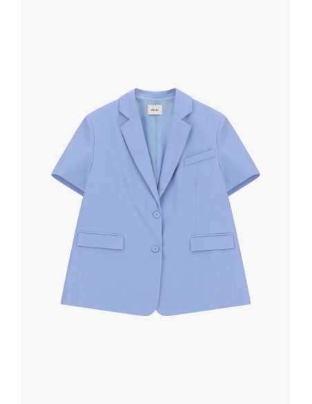Blazer à manches courtes avec poches passepoilées Dixie