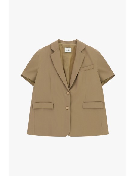 Blazer à manches courtes avec poches passepoilées Dixie