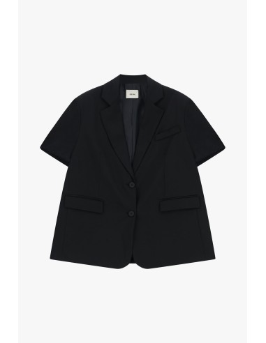Blazer à manches courtes avec poches passepoilées Dixie