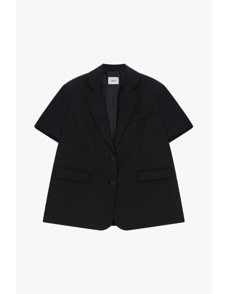 Blazer à manches courtes avec poches passepoilées Dixie