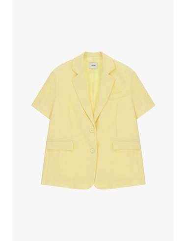 Blazer à manches courtes avec poches passepoilées Dixie