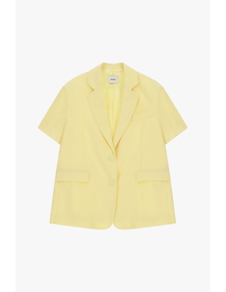 Blazer à manches courtes avec poches passepoilées Dixie