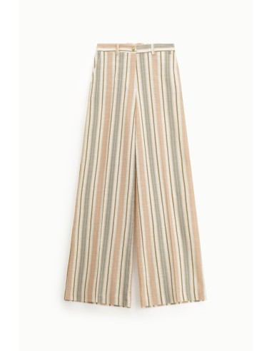 Dixie Palazzo-broek met hoge taille en strepen