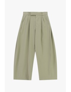 Cropped palazzobroek met hoge taille en plooien Dixie 2