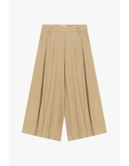 Pantalon cropped Palace avec plis sur le devant Dixie