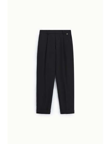 Pantalon tailleur avec pinces et hauts revers Dixie