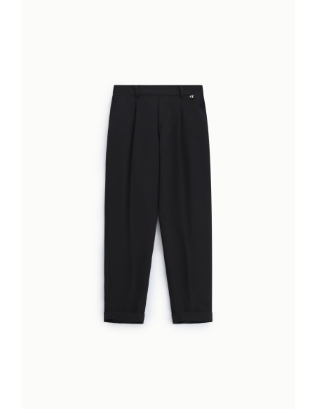 Pantalon tailleur avec pinces et hauts revers Dixie