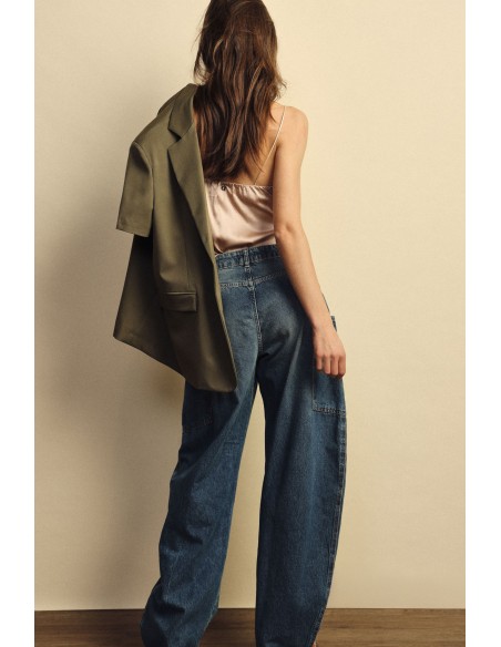 Balloon-jeans met ruime zijzakken Dixie