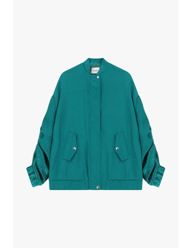 Oversized bomberjack met zakken en drukknoopsluiting Dixie