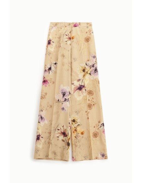 Pantalon large fleuri élégant Dixie