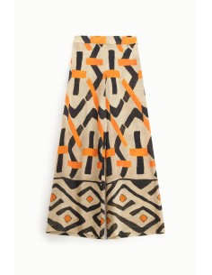 Pantalon large à motif graphique Dixie 2