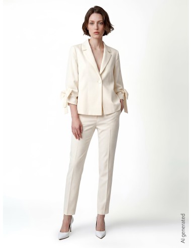 Veste blazer ample avec maxi nœuds sur les manches Rinascimento