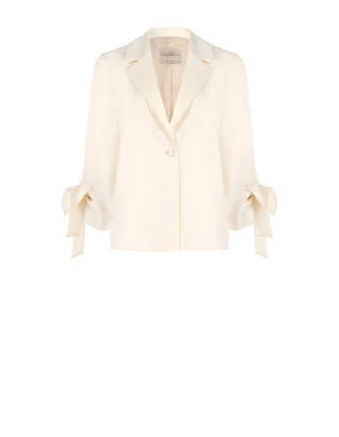 Veste blazer ample avec maxi nœuds sur les manches Rinascimento