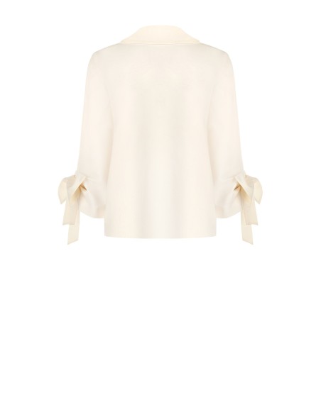 Ruime blazer met maxi-strikken op de mouwen Rinascimento