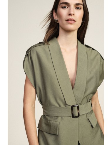 Gilet avec ceinture et poches Dixie