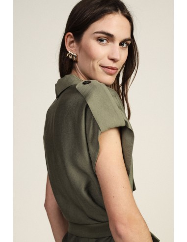 Gilet avec ceinture et poches Dixie
