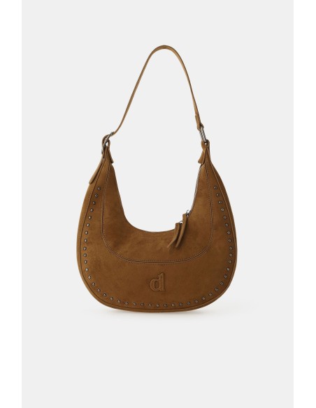 Dixie hobo-tas met metalen details