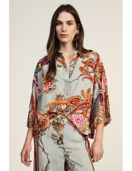 Chemisier à imprimé floral et coupe ample Dixie