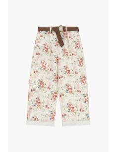 Dixie Palazzo-broek met bloemenprint en hoge taille 2