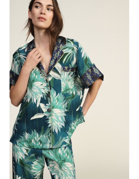 Blouse à motif floral et poche Dixie