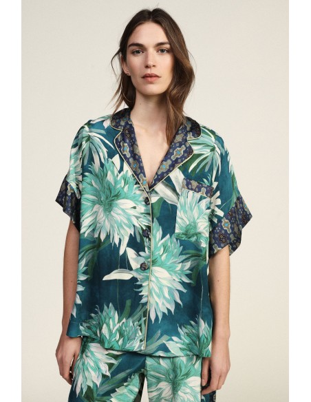 Blouse à motif floral et poche Dixie
