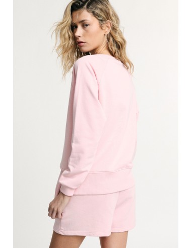 Sweat à col rond avec détail cœur brodé Please