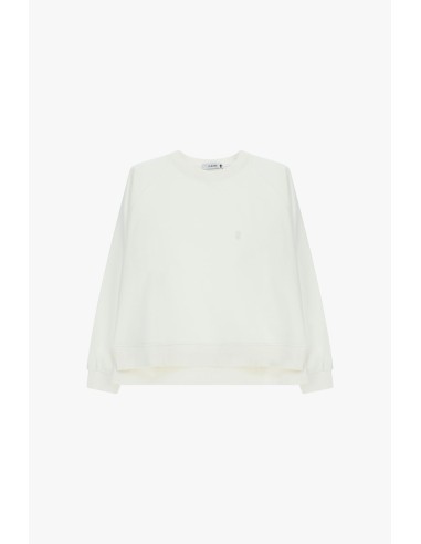 Sweat à col rond avec détail cœur brodé Please