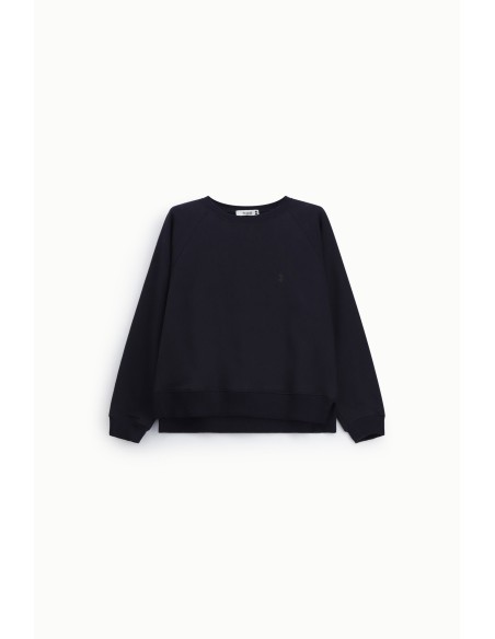 Sweat à col rond avec détail cœur brodé Please