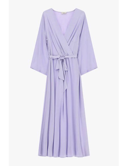 Robe midi avec ceinture croisée Dixie