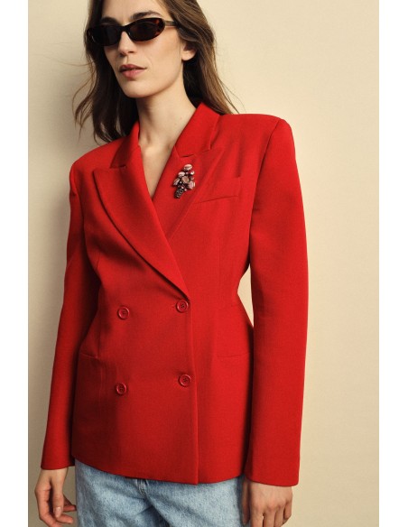 Blazer à double boutonnage Coupe régulière Poches avant Dixie