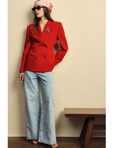 Blazer à double boutonnage Coupe régulière Poches avant Dixie