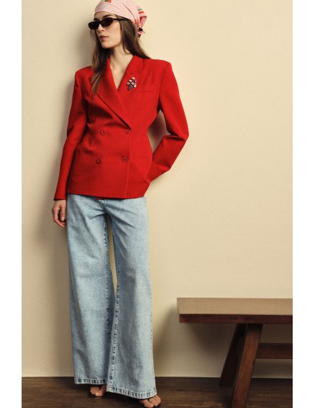Blazer à double boutonnage Coupe régulière Poches avant Dixie