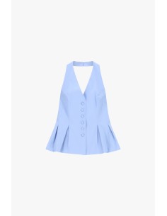 Gilet évasé sans manches Fermeture à boutons Dixie 2