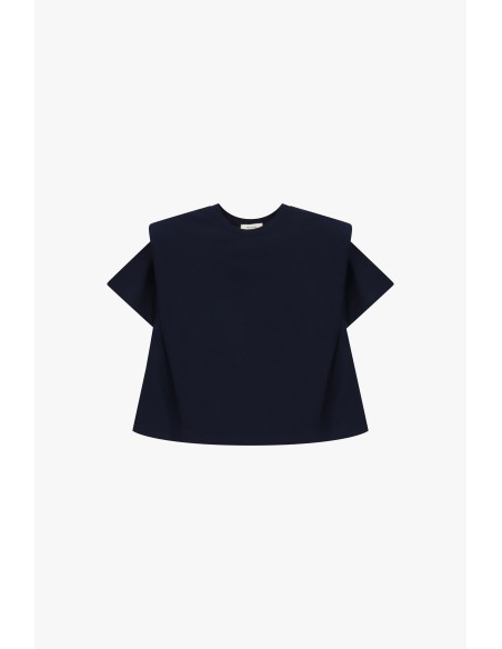 T-shirt Dixie à épaules structurées et coupe carrée