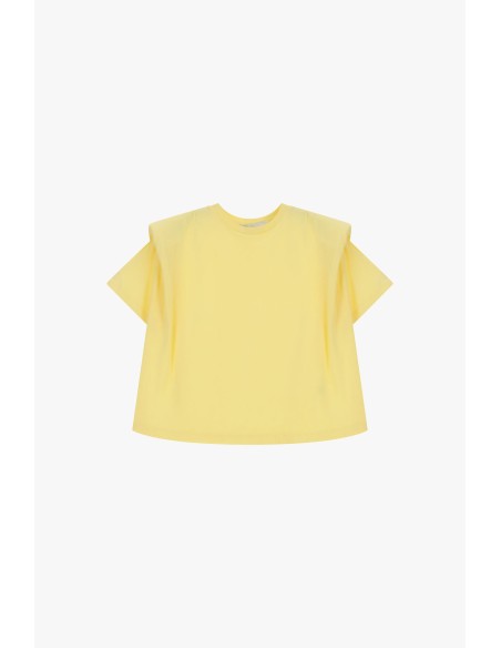T-shirt Dixie à épaules structurées et coupe carrée