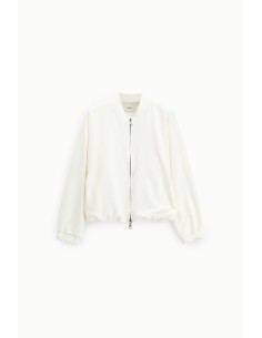 Bomberjack met ritssluiting en gerimpelde manchetten Dixie