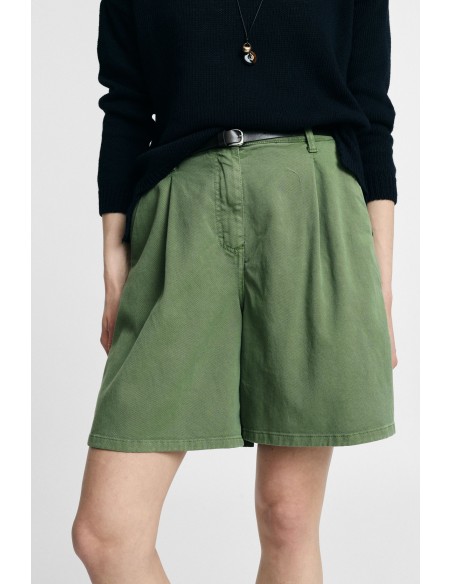 Regular-fit shorts met plooien en tailleband Please