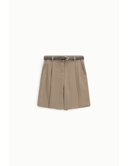 Regular-fit shorts met plooien en tailleband Please
